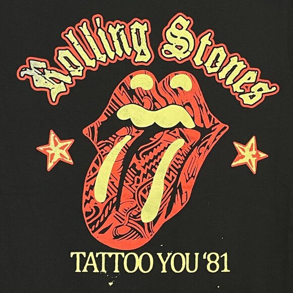 Rolling Stones Tattoo 1981 Rock T-shirt size Small - Picture 2 of 4